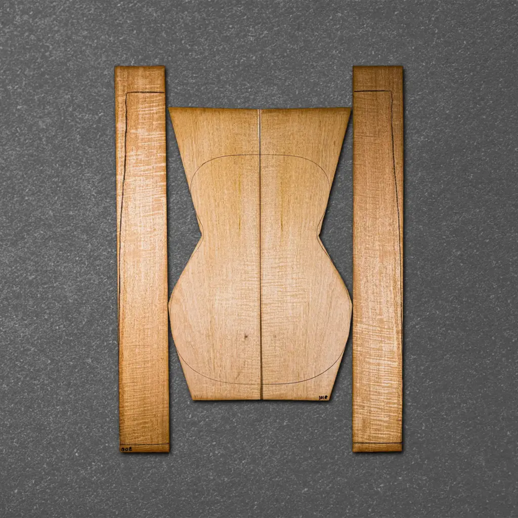 Honduran Mahogany Acoustic Guitar Back and Sides Orchestra Model (OM) Set – HMOM000078-4.5