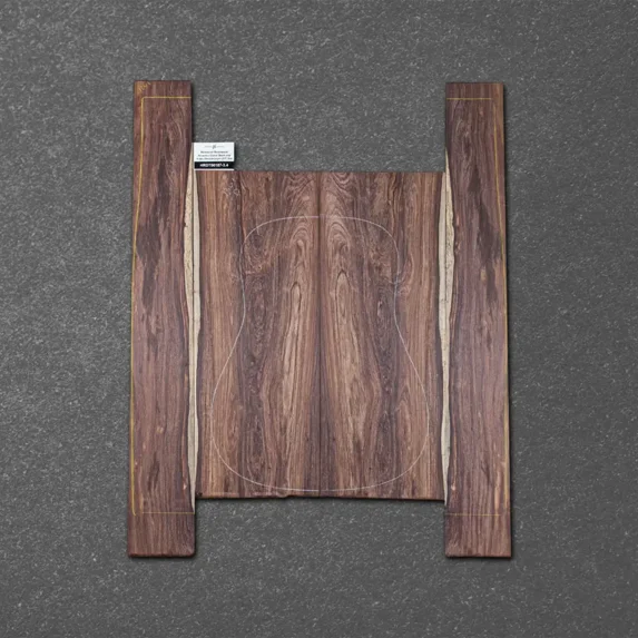 Honduran Rosewood Acoustic Guitar Back and Sides Dreadnought (DT) Set – HRDT000187-3.4