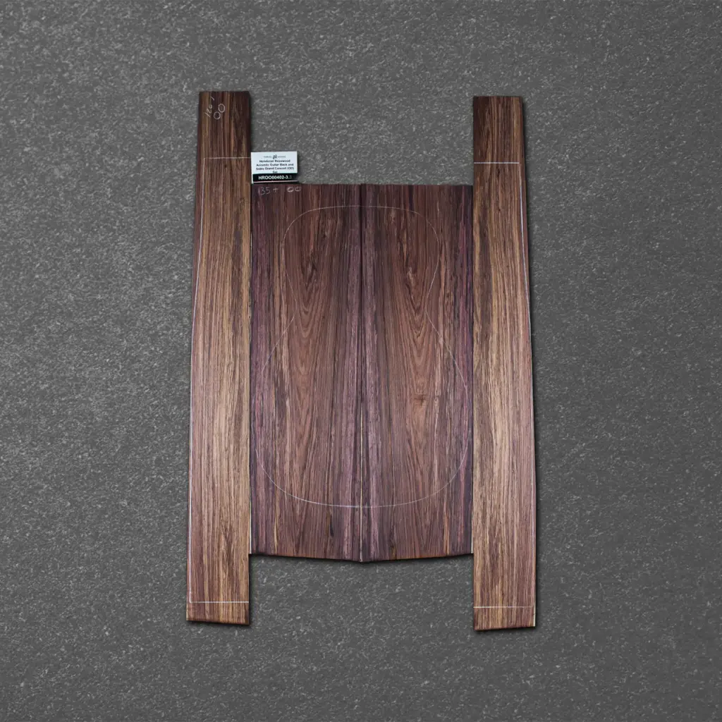 Honduran Rosewood Acoustic Guitar Back and Sides Grand Concert (OO) Set – HROO000402-3.3