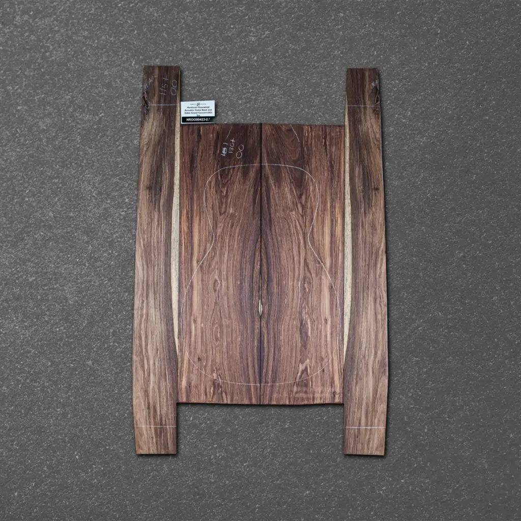 Honduran Rosewood Acoustic Guitar Back and Sides Grand Concert (OO) Set – HROO000423-2.5