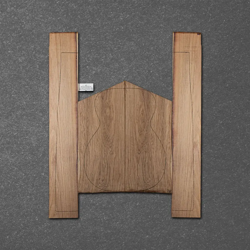 Honduran Rosewood Acoustic Guitar Back and Sides Orchestra Model (OM) Set – HROM000038-3.4