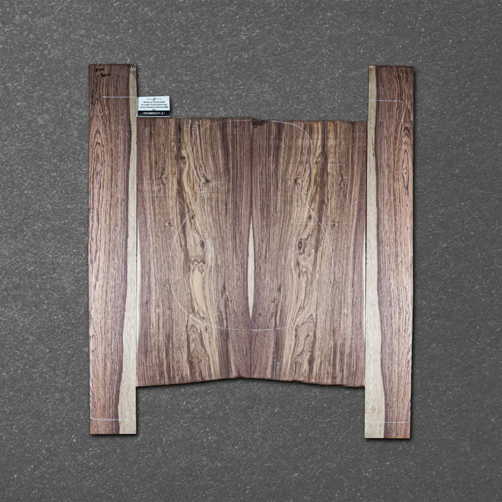 Honduran Rosewood Acoustic Guitar Back and Sides Orchestra Model (OM) Set – HROM000331-3.6
