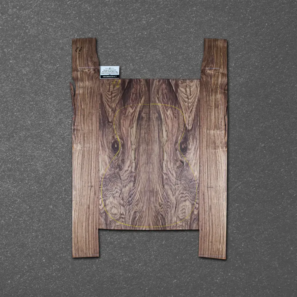 Honduran Rosewood Acoustic Guitar Back and Sides Orchestra Model (OM) Set – HROM000339-4.7