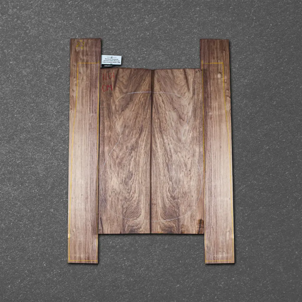 Honduran Rosewood Acoustic Guitar Back and Sides Orchestra Model (OM) Set – HROM000370-3.5
