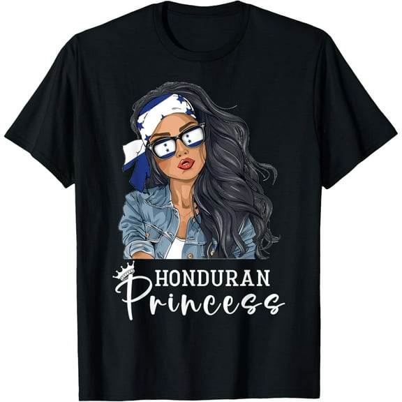 Honduran Woman Products Flag Uniform Princess Honduras T-Shirt