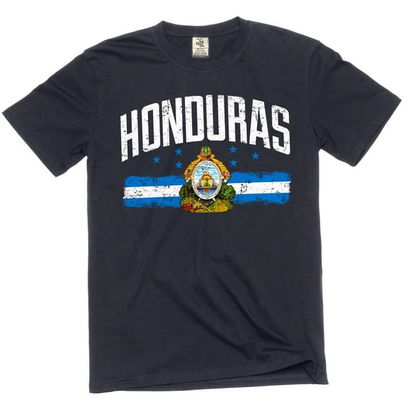 Honduras T-Shirt Mens Shirt Flag Coat of arms Tee