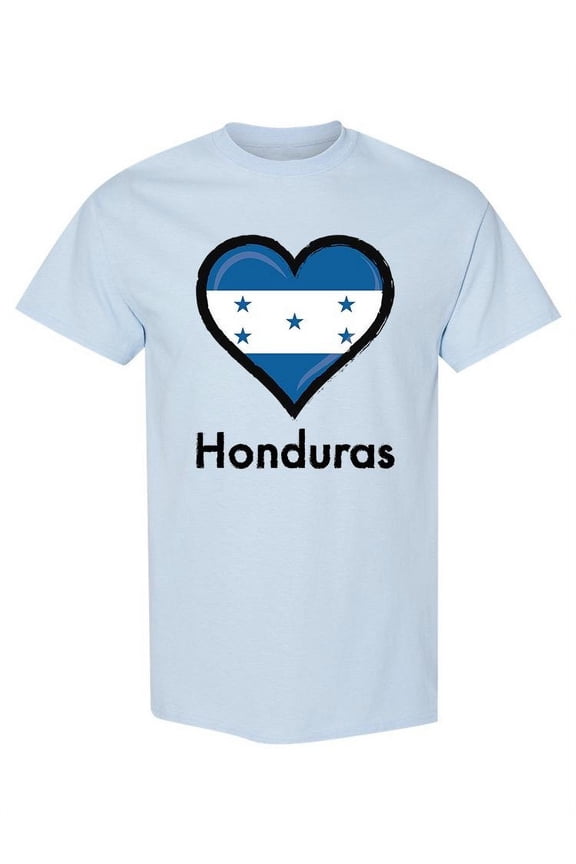 Honduras Love T-Shirt Men -SPIdeals Designs, Male Medium