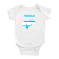 thumbnail image 1 of Honduras Map Flag Cute Baby Bodysuit Romper (White, 6-12 Months), 1 of 5