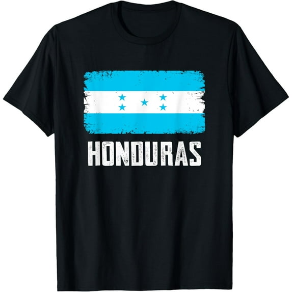 Honduras Tee Men Women Honduran National Day Honduras Flag T-Shirt
