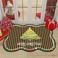 thumbnail image 1 of Honeeladyy 1 PC Christmas Door Mat Outdoor, Xmas Welcome Mat for Front Door, Christmas Non Slip Holiday Doormat Indoor Entryway Floor Rug for Entrance Outside Home, 23.62"x15.74", 1 of 6