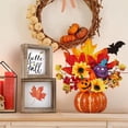 thumbnail image 1 of Honeeladyy 1 Pcs Halloween Decoration Simulated Pumpkins Maple Leaves Flowers Ornament Tabletop Decoration - Fall Harvest Table Centerpiece for Thanksgiving Halloween Office Home Dorm Decor, 1 of 6