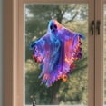 thumbnail image 1 of Honeeladyy 1 Pcs Halloween Vibrant Ghost Wall Decal Window Sticker for Glass Window Mirror Car Halloween Party Favor Supplies Spooky Home Decor, 1 of 3