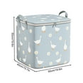 thumbnail image 1 of Honeeladyy 100L Extra Large Blanket Storage Bags, Foldable Comforter Storage with Reinforced Handles and Zippers, Clothes Storage Containers for Comforter, Bedding, Pillow, Sheet, Storage Bin, 1 of 3