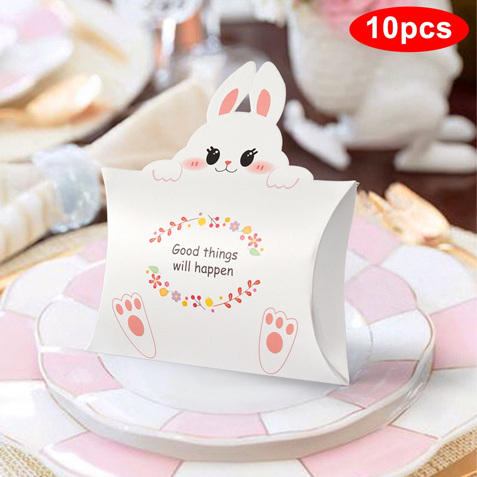 Honeeladyy 10Pcs Easter Gift Boxes for Kids, Easter Candy Chocolate ...