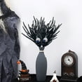 thumbnail image 1 of Honeeladyy 17.7" Halloween Black Artificial Pine Needle Branches with Eyeballs - Gothic Floral Arrangement For Haunted House Centerpieces Wreaths Spooky Decor, 1 of 6