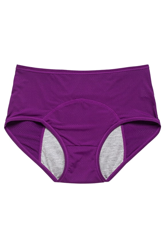 2023 New Upgrade High Waist Leak Proof Panties,Menstrual Leak Proof Middle High Waist Hole Aunt Sanitary Pants