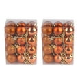thumbnail image 1 of Honeeladyy 48Pcs Mini Christmas Balls Ornaments, Small Shatterproof Christmas Baubles for Xmas Christmas Tree, Hanging Ball for Holiday Wedding Party Decoration, 1.18 Inches, Orange, 1 of 3
