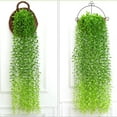 thumbnail image 1 of Honeeladyy 5 Pcs 39.3" Plastic Willow Vine, Artificial Hanging Greenery Plants for Wall Ceiling Decor, Flexible Fake Weeping Willow Branches for Home, Wedding, Party, Indoor Greenery Decoration, 1 of 6