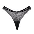 thumbnail image 1 of Honeeladyy Attractive Solid Color Women's Metal Sensible Low Waist Underwear, 1 of 2