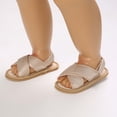 thumbnail image 1 of Honeeladyy Baby Girl Boy Sandals, Premium Soft Anti-Slip Sole Infant Baby Sandals Summer Beach Shoes Princess Dress Flats Prewalker First Walker Shoes Baby Wedding Shoes for 12-15Months, 1 of 7