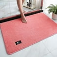 thumbnail image 1 of Honeeladyy Bath Mats for Bathroom Non Slip, Super Absorbent Microfiber Bath Mat Washable, Super Soft Rubber Backing Bathroom Rugs, Cute Bath Mat for Shower Sink, Pink, 24" x 36", 1 of 6
