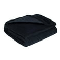 thumbnail image 1 of Honeeladyy Black Throw Blanket for Bedroom, 39.4" x 28" inches Flannel Solid Color Super Soft Skin Friendly Plush Cozy Lightweight Warm Blanket for Couch Sofa Chair Car Office, 1 of 5