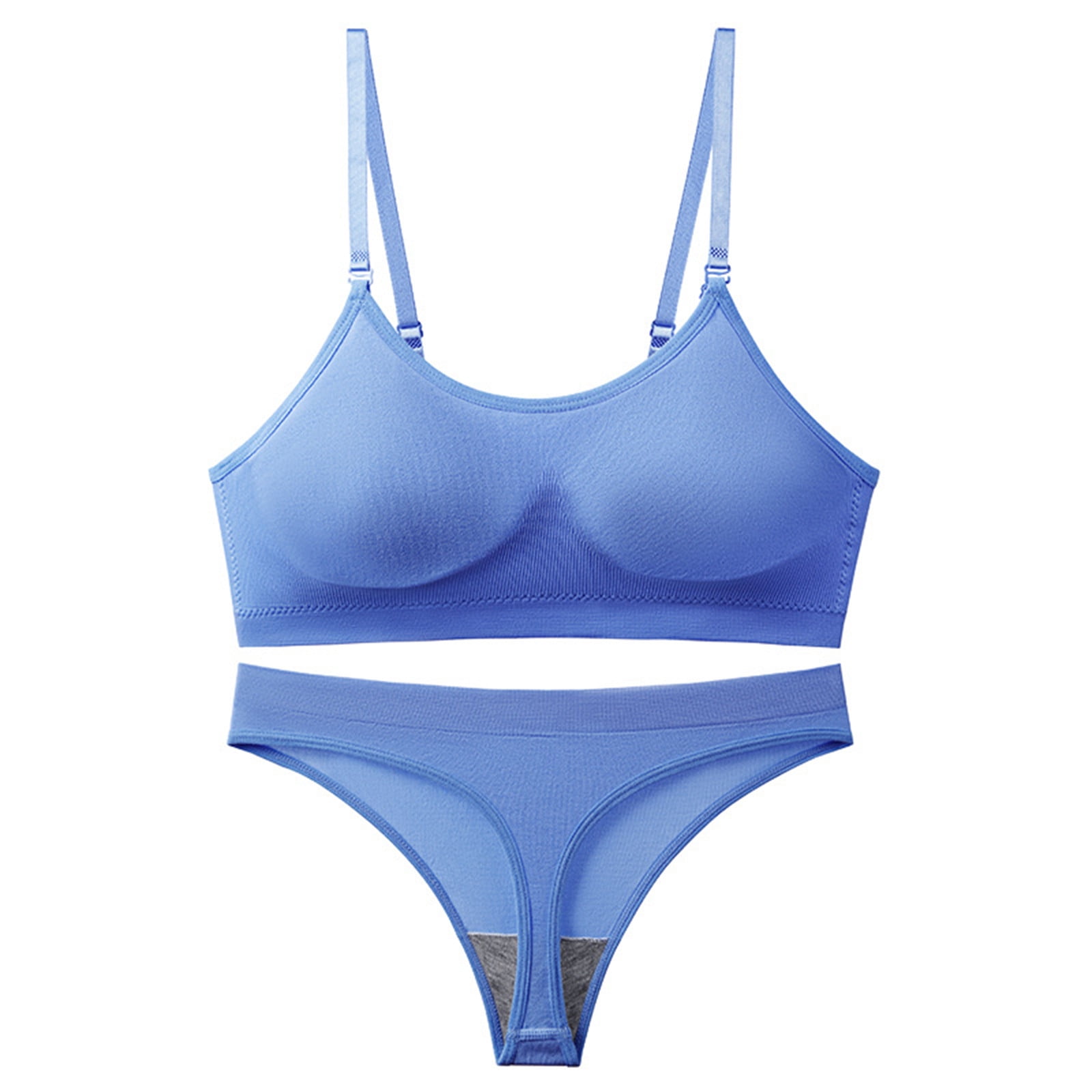 Buy Valentine Women's Sky Blue Color Bra-Panty at