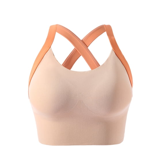Honeeladyy Bras for Sagging Breasts Ladies Traceless Comfortable No Steel Ring Vest Breathable Gathering Yoga Sports Bra Woman Underwear Birthday Gifts for Girlfriend #Qe-L