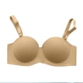 thumbnail image 1 of Honeeladyy Bras for Women Gathering A Seamless Bra With Detachable Shoulder Straps For Daily Use Valentine's Day Gifts #Qd-XL, 1 of 4