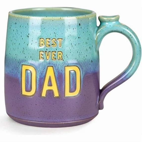 Honeeladyy Ceramic Coffee Mug Fathers Day Gift for Dad, Birthday Gifts from Daughter Son, Novelty Birthday Present for Father, Husband, Stepfather, Large Ceramic Gradient Coffee Mug
