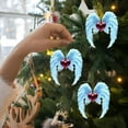 thumbnail image 1 of Honeeladyy Chrismas Ornament for Kids, Wings Ornaments for Christmas Tree, Gifts for Boys Girls Children Space, Wings Ornaments for Xmas Home Decoration, 1 of 6