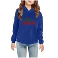 thumbnail image 1 of Honeeladyy Christmas Boys Girls Hooded Pullover Kids Loose Hoodies Sweatshirt Tops Soft Printed Warm Blouse #Fa-Thanksgiving Gift, 1 of 5
