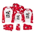 thumbnail image 1 of Honeeladyy Christmas Pajamas for Family Christmas Pjs Matching Sets for Adults Kids Baby Holiday Xmas Sleepwear Set Red 4-5Years, 1 of 8