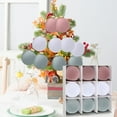 thumbnail image 1 of Honeeladyy Christmas Tree Ornaments 8CM 9PC Christmas Decorations Tree Ball Bauble Hanging Home Party Ornament Decor, 1 of 5