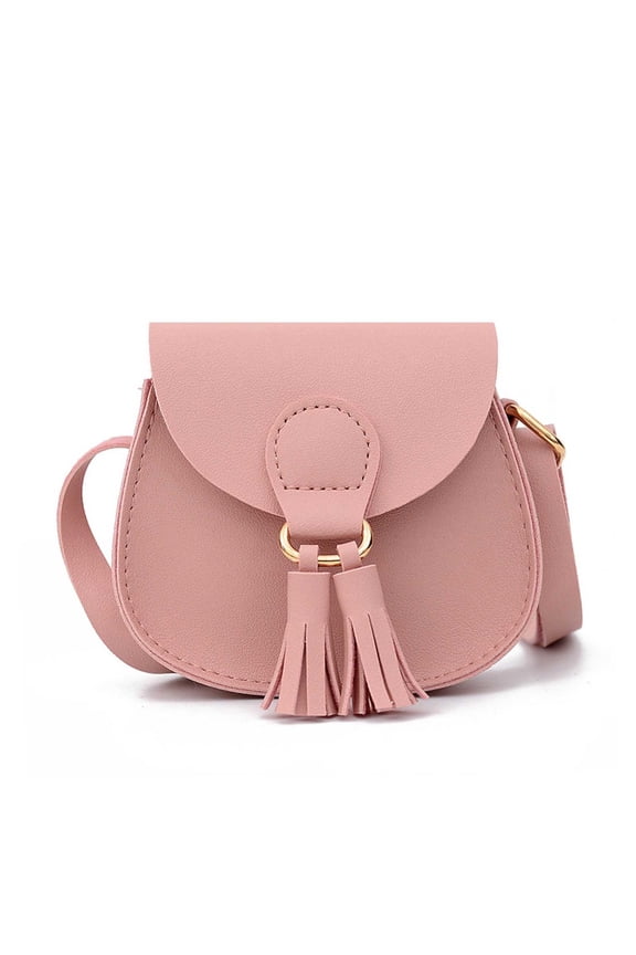 Clearance under 10$ Classic Summer Bag Women Round Shoulder Tassel Bag Female Handbag Women Baby Bag