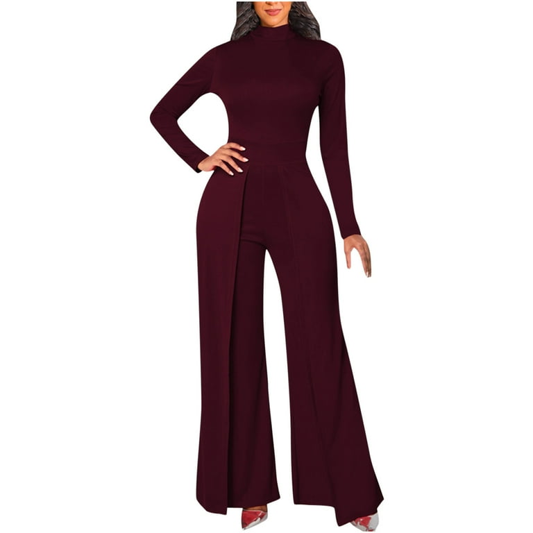 Jumpsuit with long sleeve underneath clearance