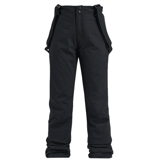 Honeeladyy Clearance under 5$ Men's and women's Insulated Waterproof Ski Bib Overalls Snow Classic Waterproof And Warmth Thickened Ski Pants