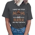 thumbnail image 1 of Honeeladyy Clearance under 5$ Mother Day Shirt Leopard Pumpkin Graphic Tees for Women for Mom Cute Tops for Women Mama Summer Tops for Women 2022, 1 of 7