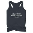 thumbnail image 1 of Honeeladyy Clearance under 5$ Women Racerback Tank Tops Vintage Letter Graphic Tee Workout Athletic Yoga Tops Relaxed Running Exercise Gym Shirts, 1 of 6