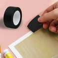 thumbnail image 1 of Honeeladyy Colored Duct Tape for Masking Tape DIY Teaching, Bright Colored Tape Rolls, 0.394x511.81 in, Colored Painters Tape for Arts Crafts Labeling or Coding for Arts, Black, 1 of 6