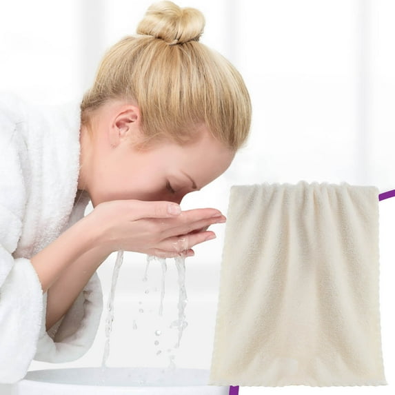 Honeeladyy Cotton Washcloths for Body and Face, 11.8 " x 23.6 ", Super Soft Multipurpose and Lightweight Wash Clothes for Gym Spa Office Kitchen , Highly Absorbent - Travel and Bath Towel
