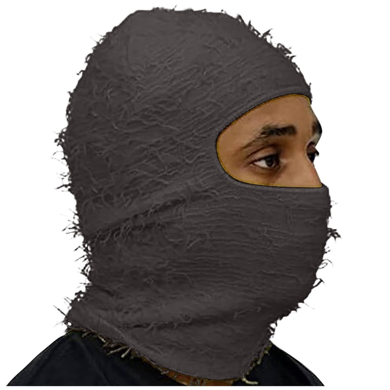 Honeeladyy Distressed Balaclava Ski Mask, Men's Shiesty Yeat Honeeladyy Distressed Balaclava Ski Mask, Men's Shiesty Yeat
