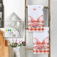 thumbnail image 1 of Honeeladyy Easter Bunny Kitchen Towels, 18x28 Inch Decorative Dish Towels Absorbent Quick Drying Hand Cloths Hanging Reusable Cleaning Dishcloths for Cooking Housewarming, 1 of 6