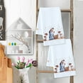 thumbnail image 1 of Honeeladyy Easter Bunny Kitchen Towels, 18x28 Inch Decorative Dish Towels Absorbent Quick Drying Hand Cloths Hanging Reusable Cleaning Dishcloths for Cooking Housewarming, 1 of 6