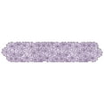thumbnail image 1 of Honeeladyy Halloween Table Runner, Purple Lace Spider Web Table Runners for Halloween Table Decor, Spiderweb Table Runner Purple Lace Halloween Table Centerpiece Decoration 13 x 72Inch, 1 of 4