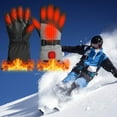 thumbnail image 1 of Honeeladyy Heated Ski Gloves for Women and Men , Winter Warm Skiing Gloves, Rechargeable Heating Glove for Skiing, Snowboarding, Snowmobile, Outdoor Sports, Dark Gray, 1 of 8