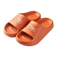 thumbnail image 1 of Honeeladyy Kids Slides Girls Boys Comfort Non-Slip Thick Sole Slippers Summer Beach Shoes Birthday Gift Orange 10-11 Years, 1 of 3