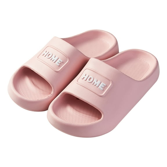 Honeeladyy Kids Slides Girls Boys Comfort Non-Slip Thick Sole Slippers Summer Beach Shoes Birthday Gift Pink 10-11 Years