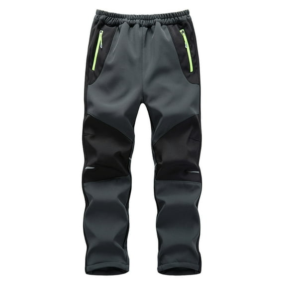 Honeeladyy Kids Snow Ski Pants,Boys Girls Christmas Outdoor Waterproof Windproof Fleece Warm Hiking Snowboard Pants #Cd-Christmas Gift