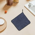 thumbnail image 1 of Honeeladyy Kitchen Towels Dish Towels, Multipurpose Reusable Dish Cloths, Double Sided Microfiber Stripe Soft Thick Absorbent Cleaning Rags for Furniture, Car, Tea, Bowl, 10x 6 inch, Blue, 1 of 6